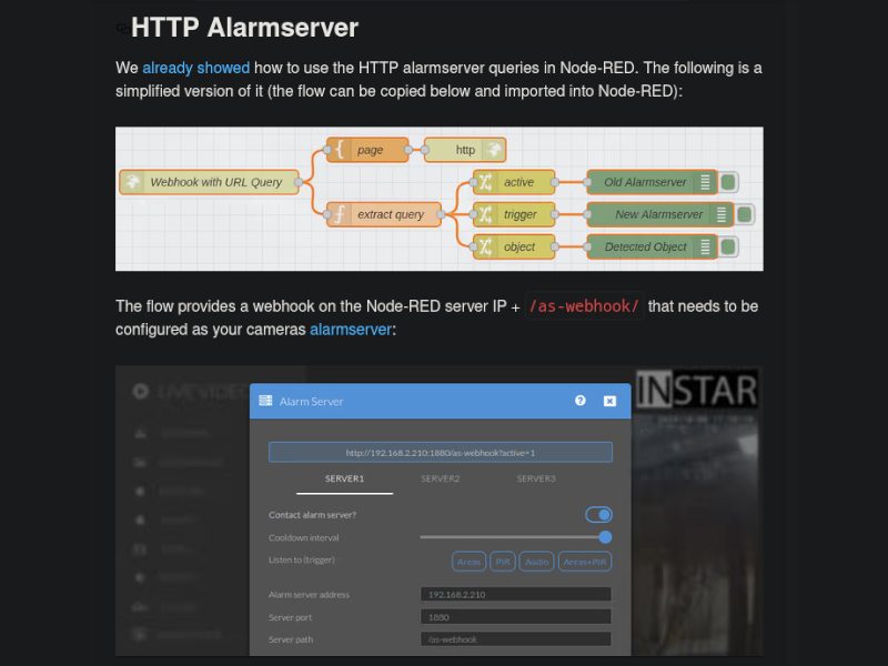 Portfolio Details - HTTP/S Event Notification | Smarthome Webhooks as Alarmserver