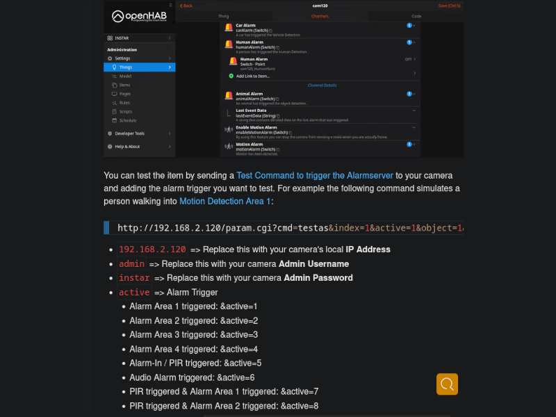 Portfolio Details - HTTP/S Event Notification | Smarthome Webhooks as Alarmserver