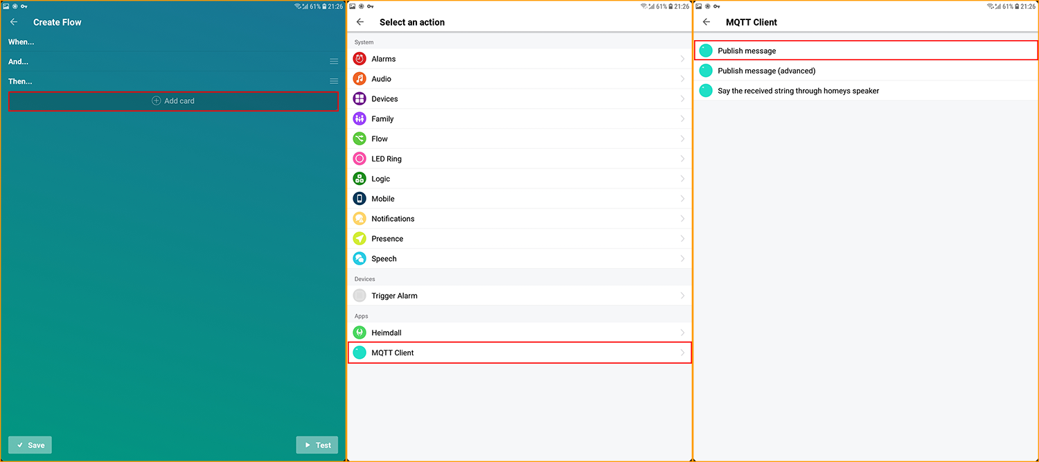 INSTAR MQTT Broker and Athom Homey