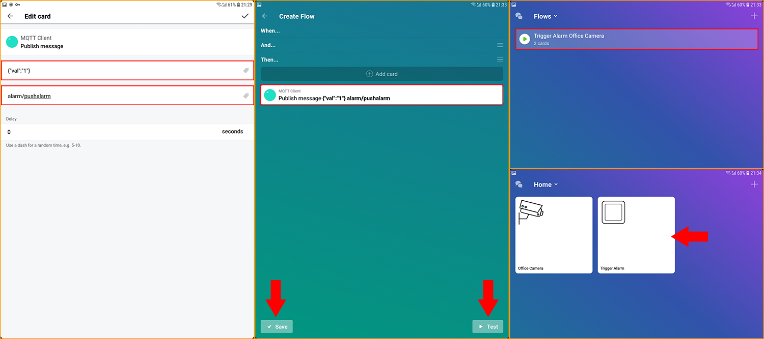 INSTAR MQTT Broker and Athom Homey