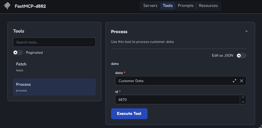 Testing the Server with MCP Inspector