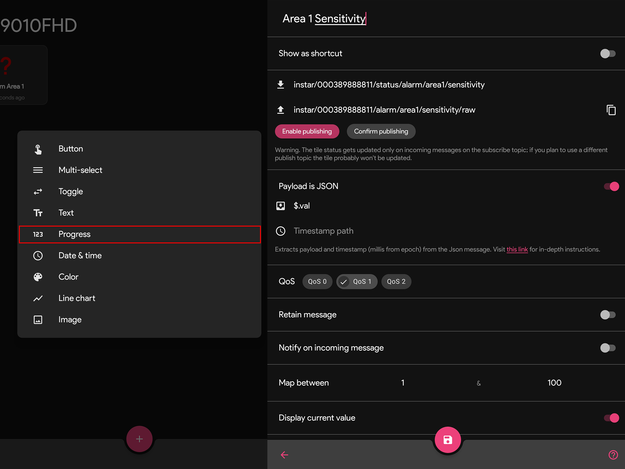 INSTAR MQTT on Android