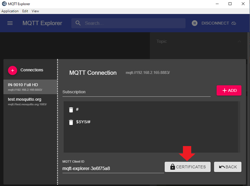 INSTAR MQTT Broker and the MQTT Explorer