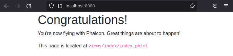 Phalcon Framework with Docker