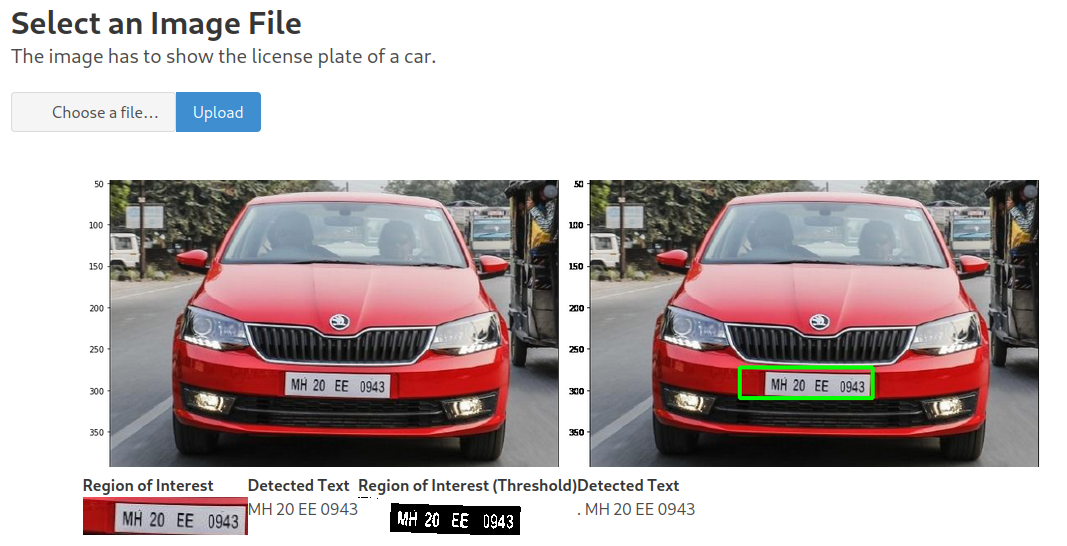 Plate Detection Flask App