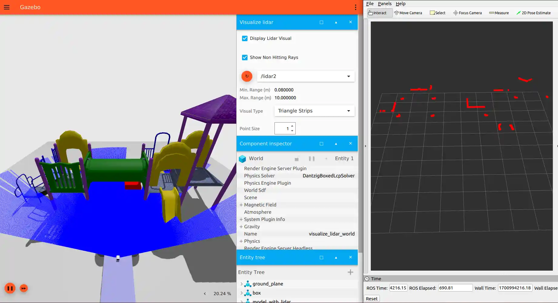 ROS2 Gazebo Robot Simulation