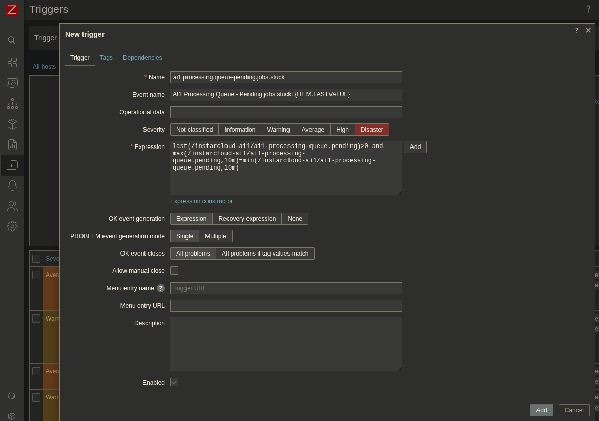 Zabbix v7 HTTP Health Check