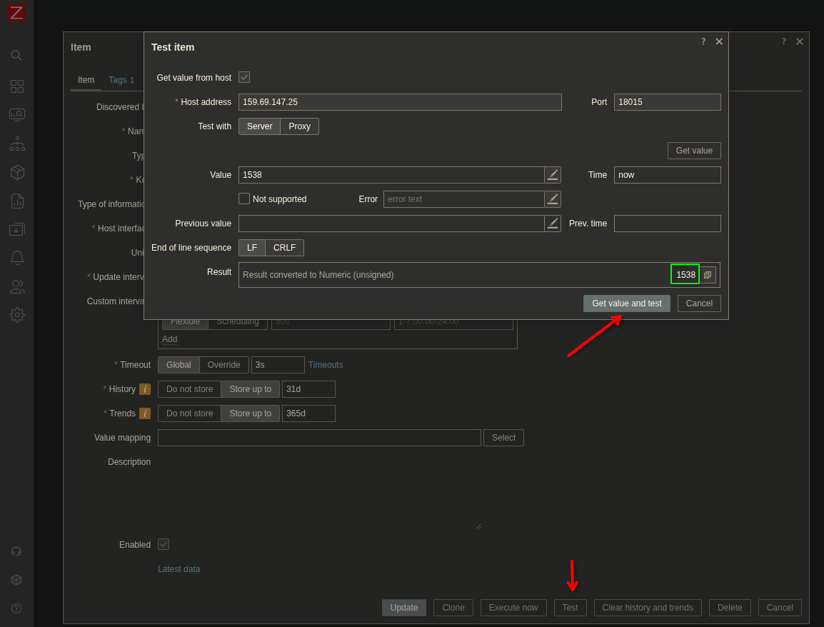 Zabbix v7 fail2ban Template