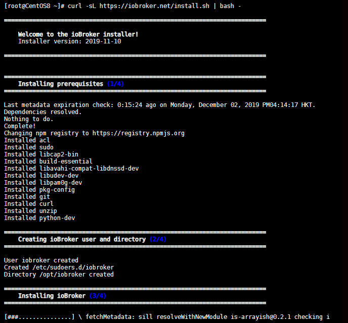 ioBroker with your INSTAR IP Camera