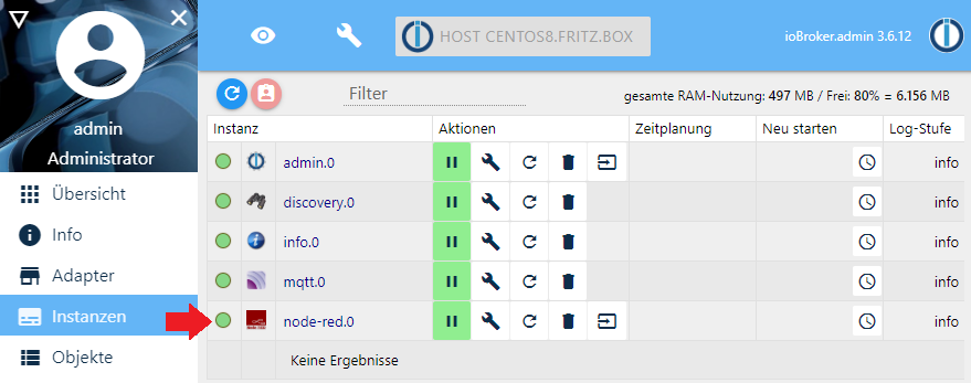 ioBroker with your INSTAR IP Camera