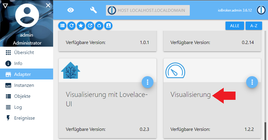 ioBroker with your INSTAR IP Camera