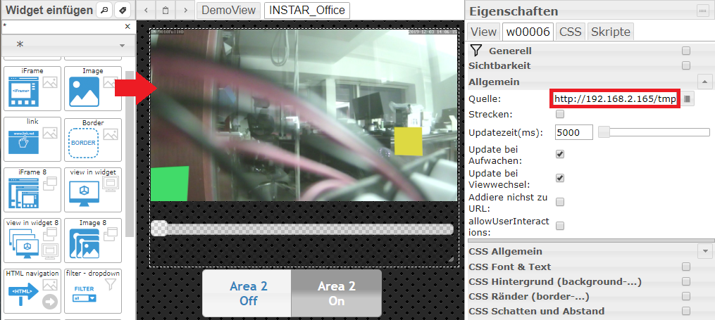 ioBroker with your INSTAR IP Camera