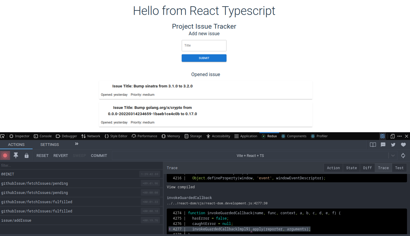 Redux Toolkit AsyncThunk Typescript