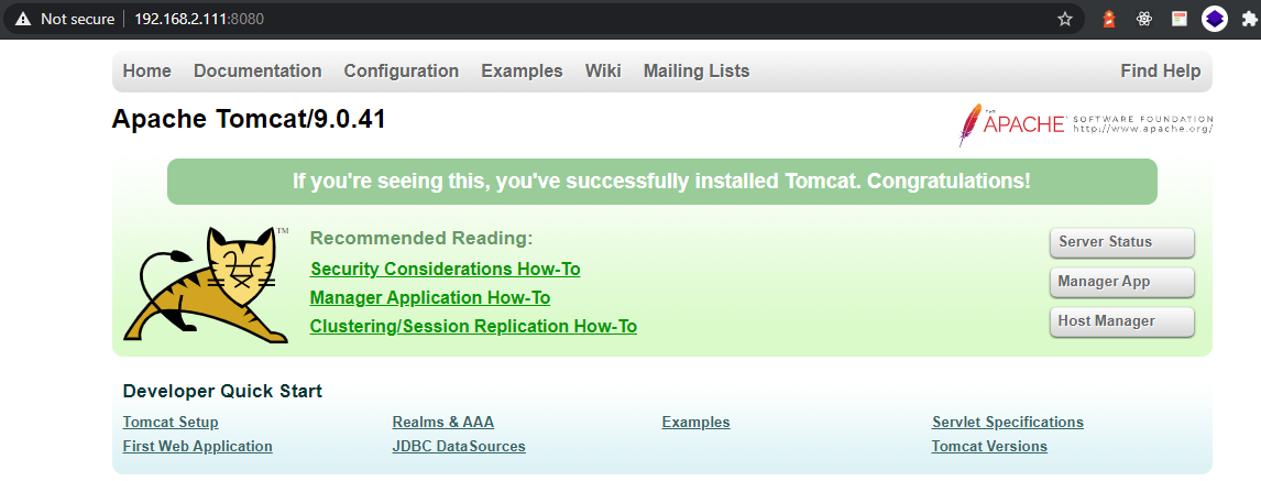 Install Tomcat 9 on Ubuntu 20.04